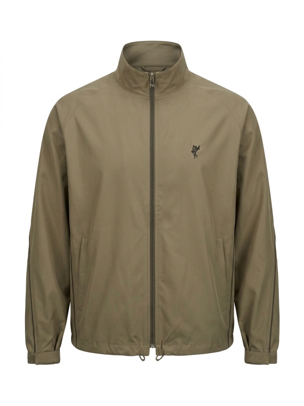 Ashworth Men's Full-Zip Windbreaker in Olive
